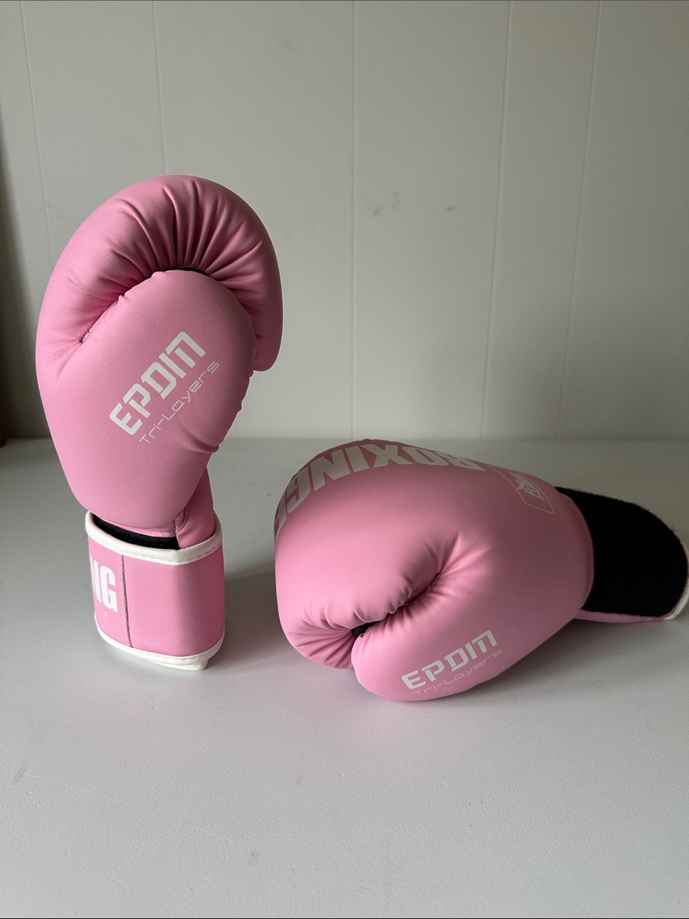 Epdin Pink Boxing Gloves - Ladies Style